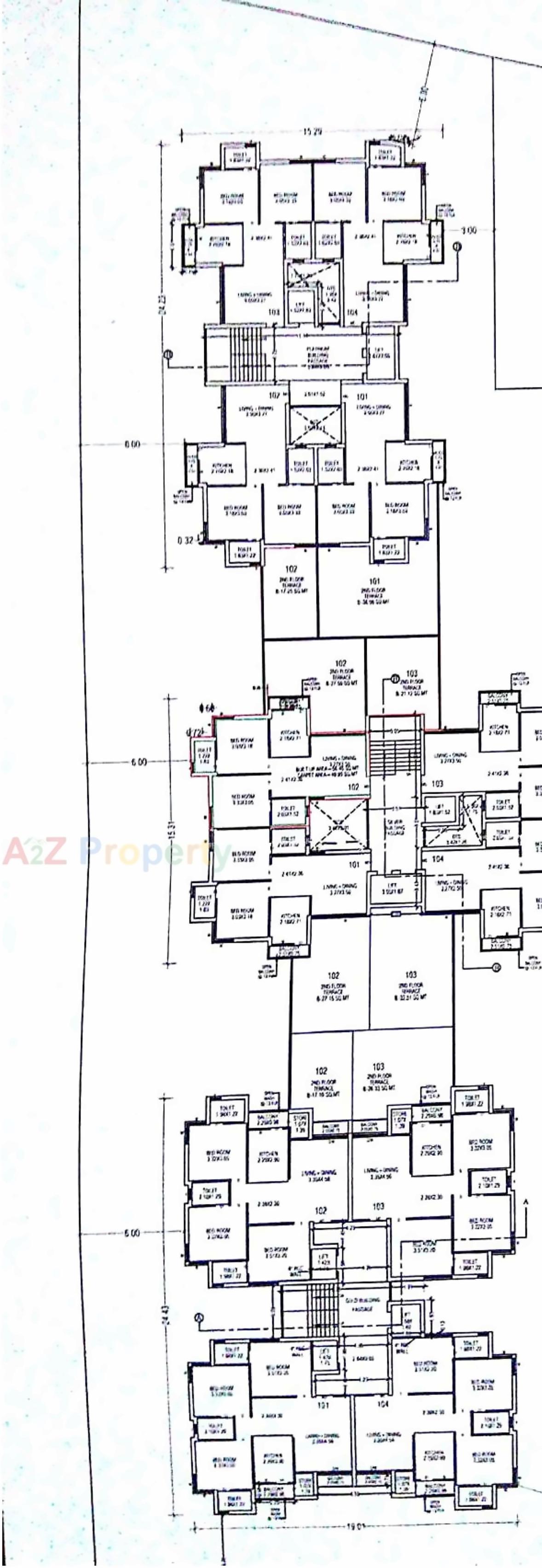 Layout of real estate project Satyam Hills located at Vavadi, Rajkot, Gujarat