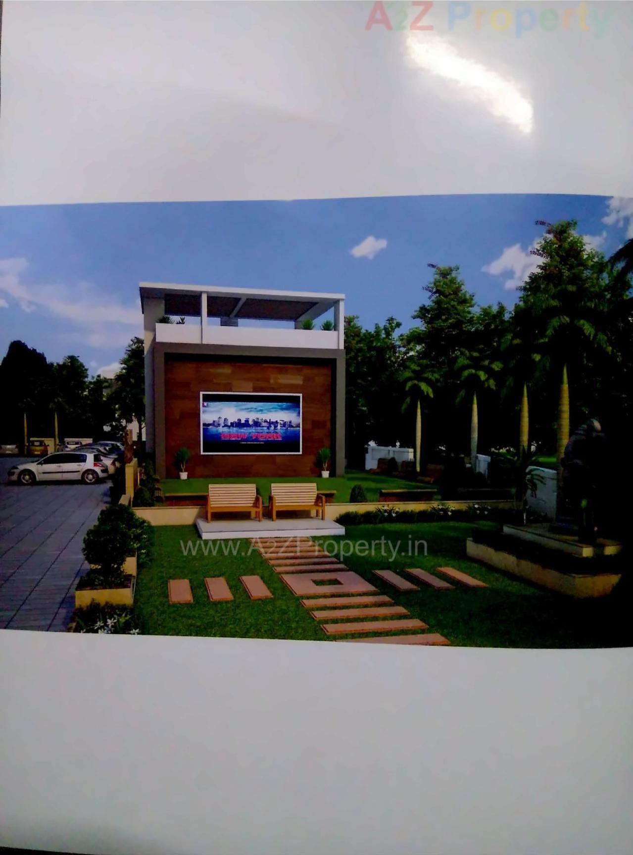 3D Elevation of real estate project Satyam Hills located at Vavadi, Rajkot, Gujarat