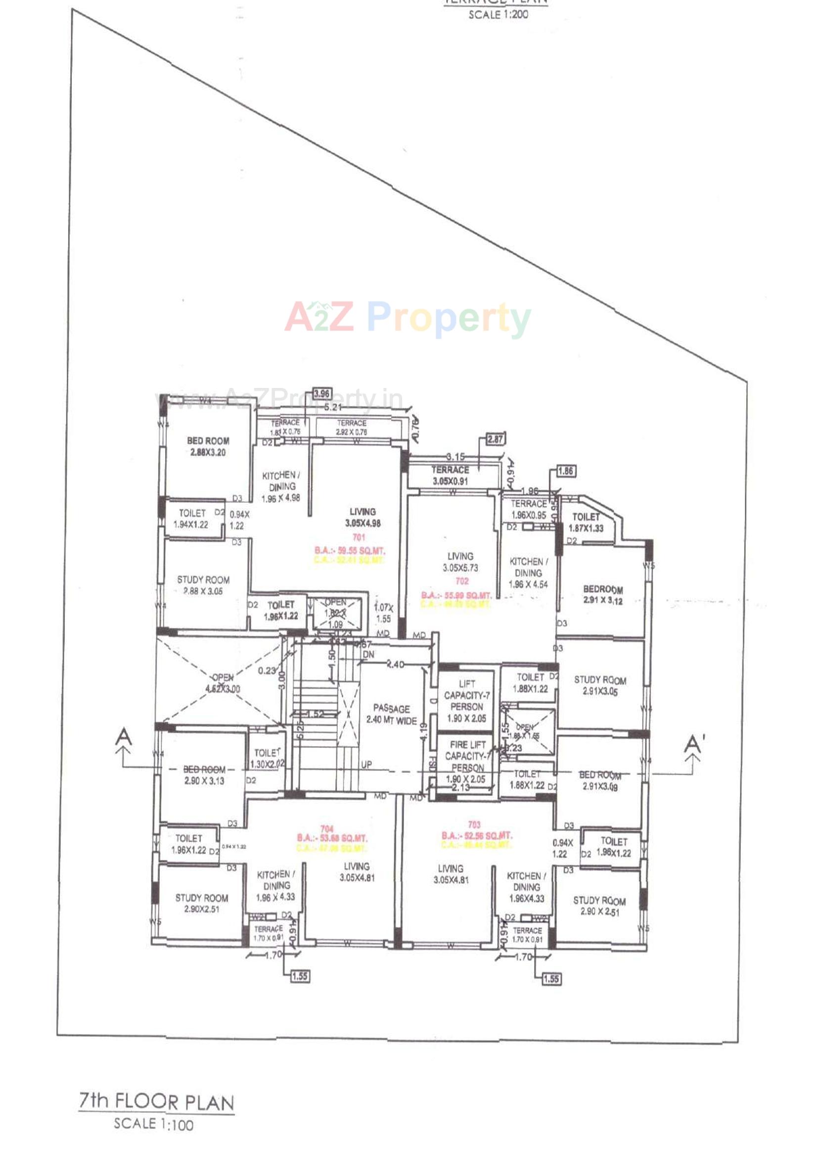 Layout of real estate project Satyam Point located at Mavdi, Rajkot, Gujarat