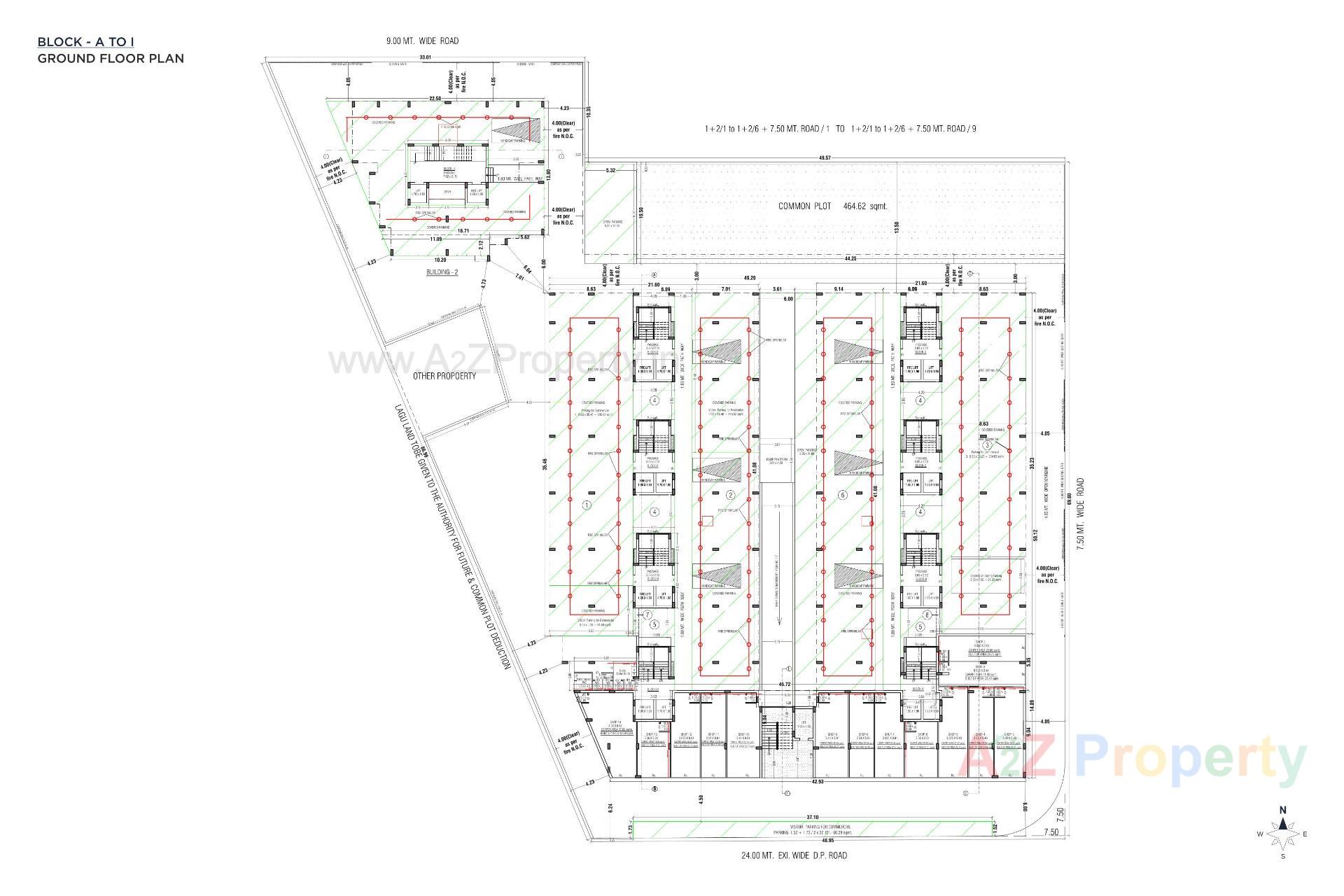 Layout of real estate project Satyam River View located at Rajkot, Rajkot, Gujarat