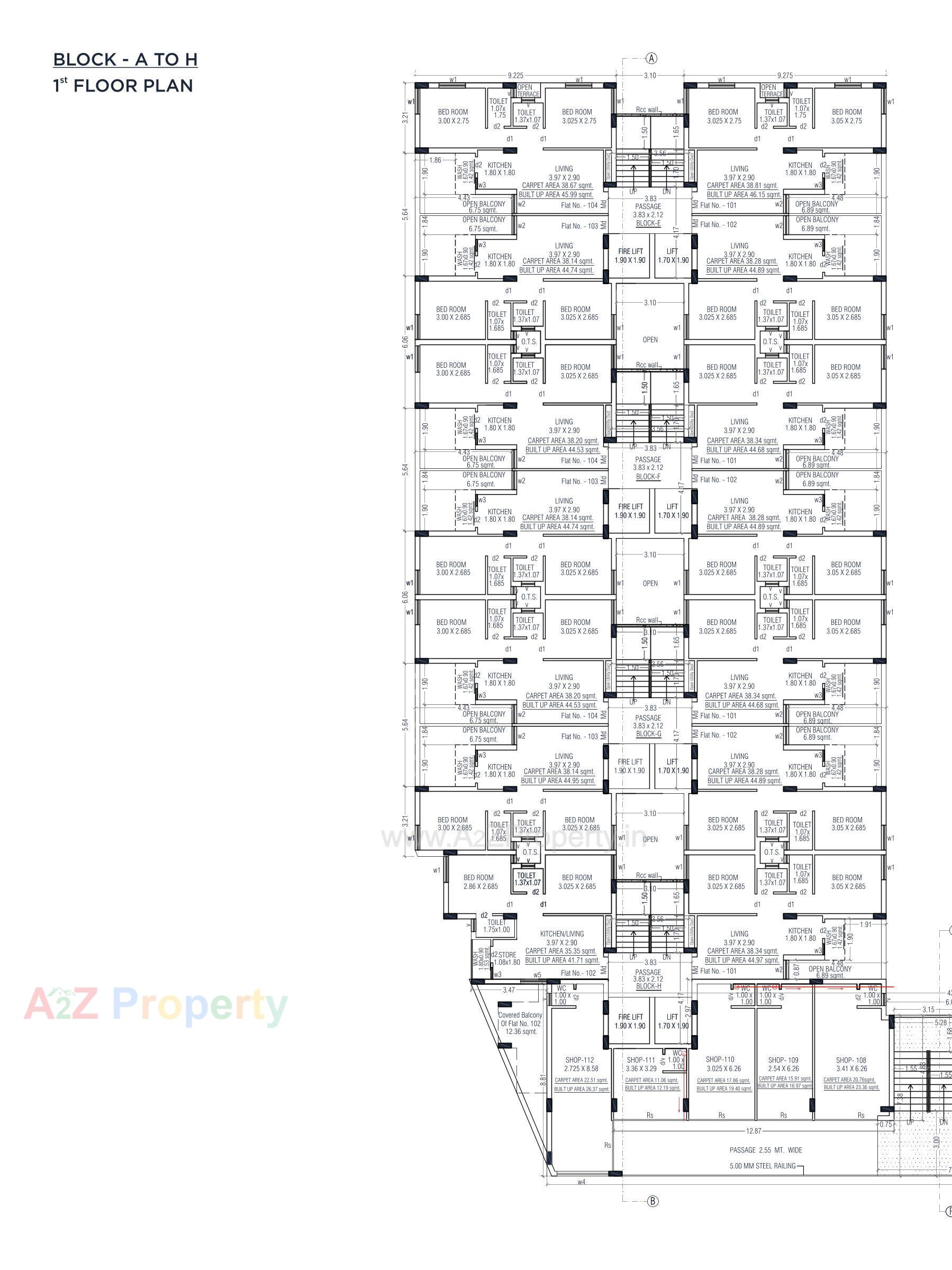 Layout of real estate project Satyam River View located at Rajkot, Rajkot, Gujarat