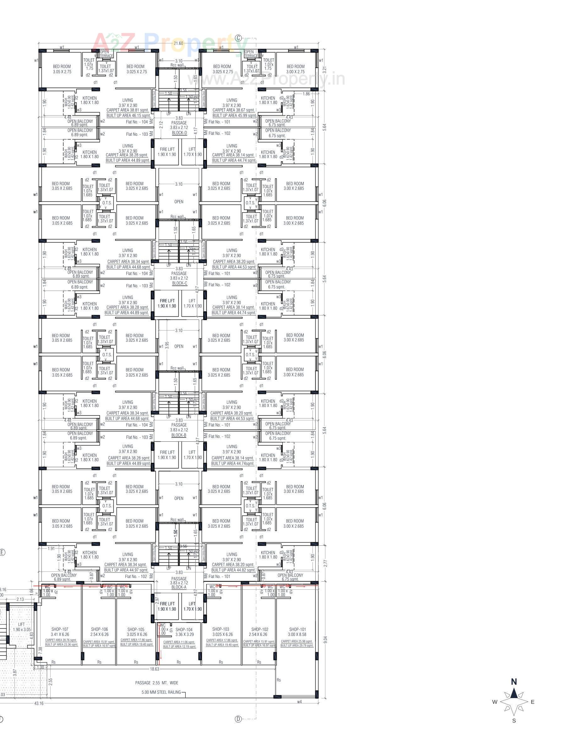 Layout of real estate project Satyam River View located at Rajkot, Rajkot, Gujarat