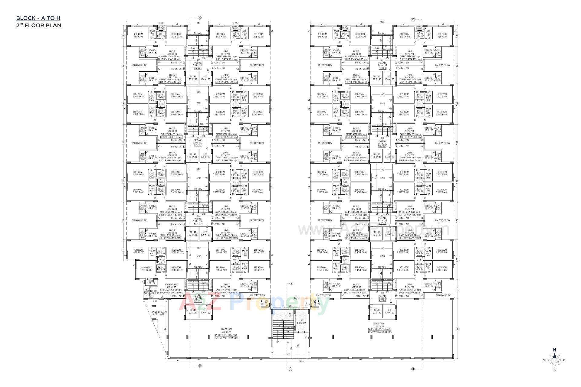 Layout of real estate project Satyam River View located at Rajkot, Rajkot, Gujarat