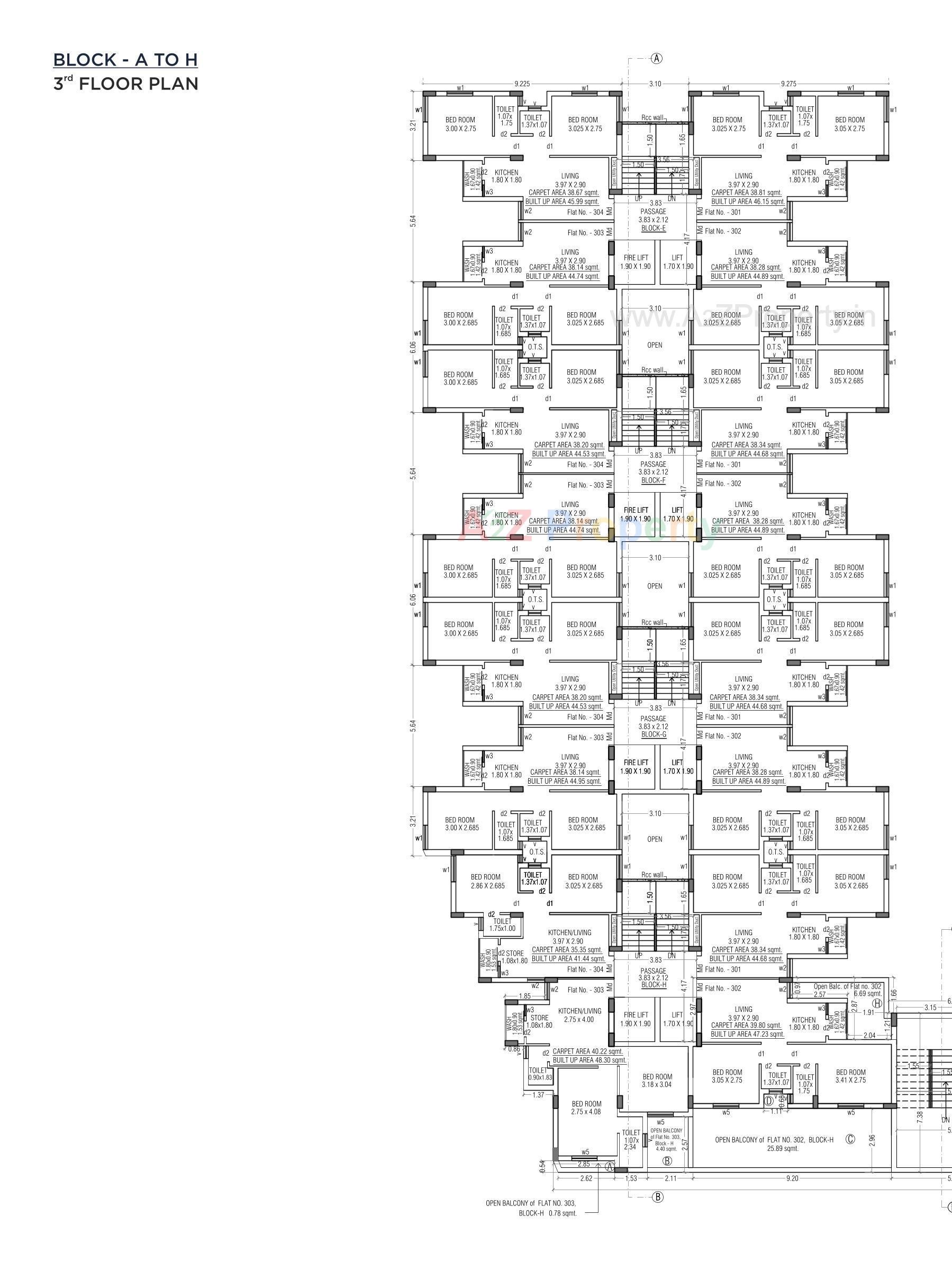 Layout of real estate project Satyam River View located at Rajkot, Rajkot, Gujarat