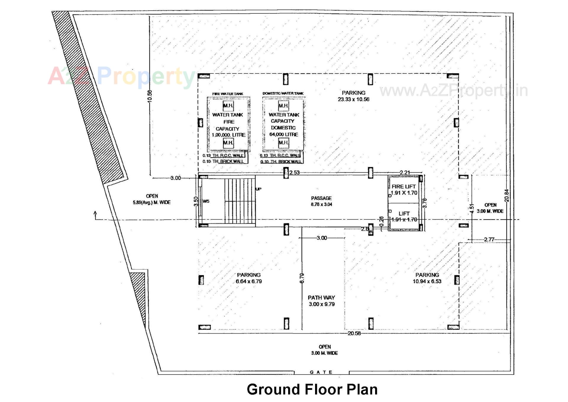 Layout of real estate project Savan Avenue located at Rajkot, Rajkot, Gujarat