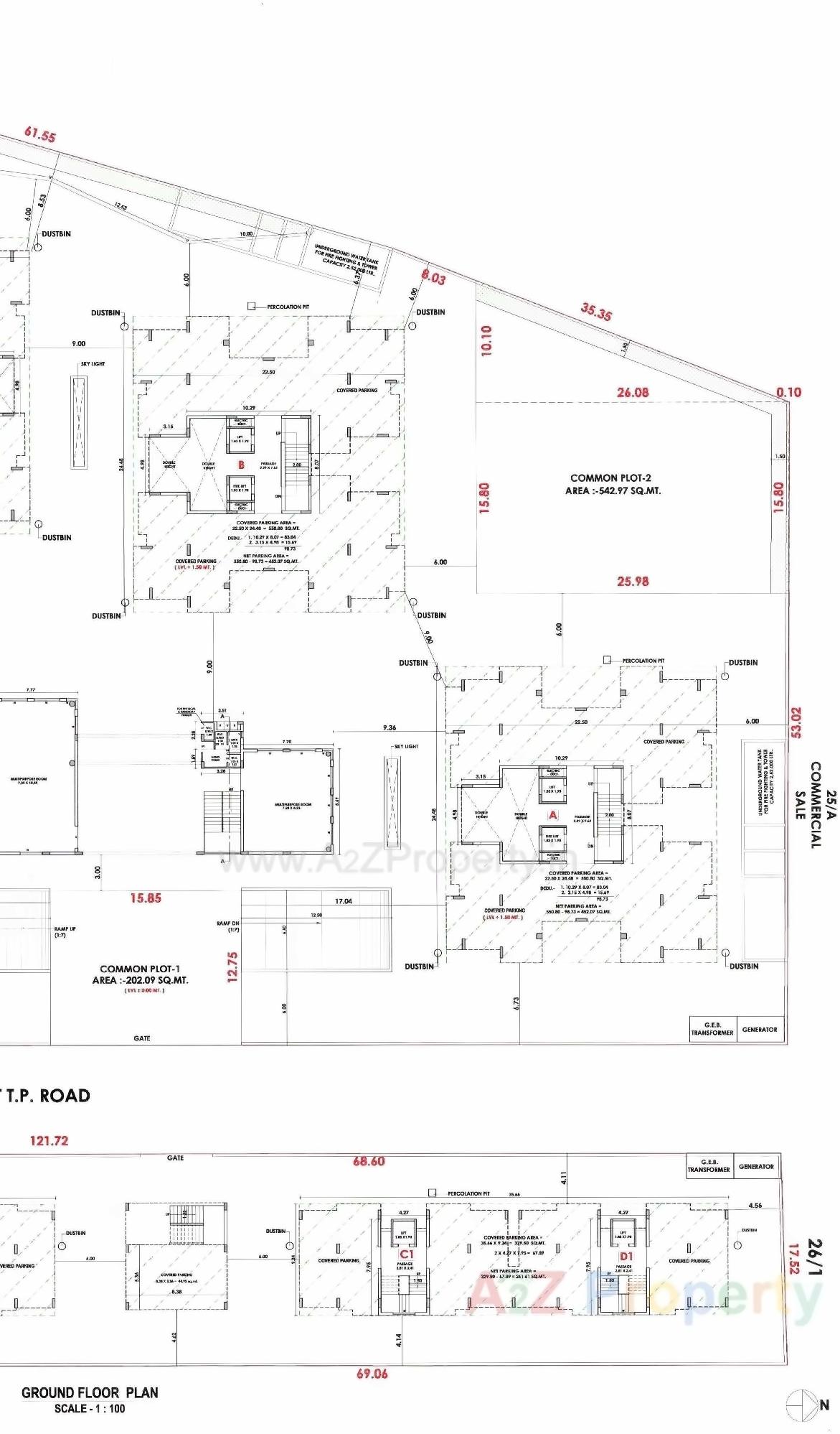 Layout of real estate project Savan Surface Serena located at Raiya, Rajkot, Gujarat