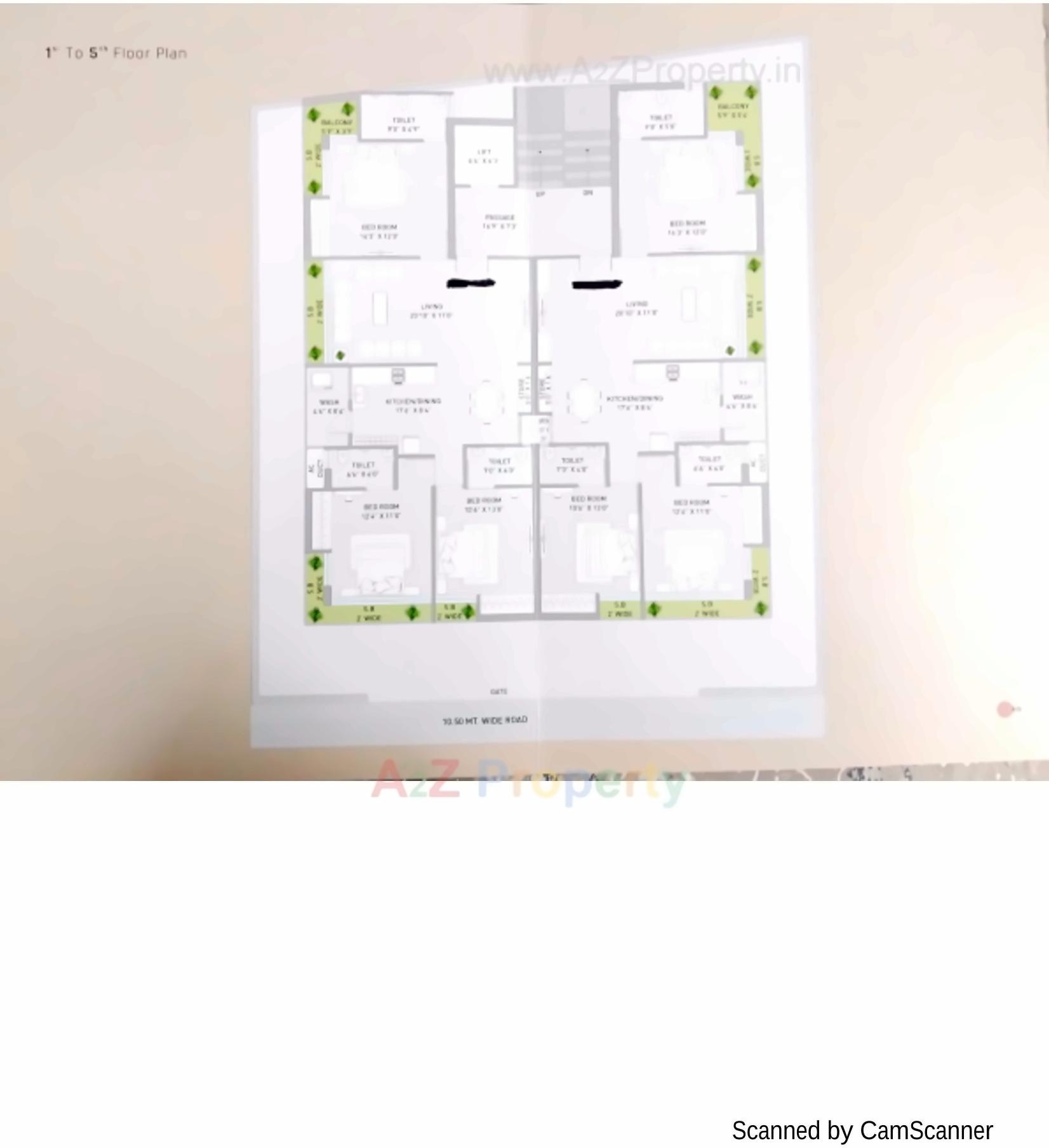 Layout of real estate project Sentosa Hill located at Nanamava, Rajkot, Gujarat