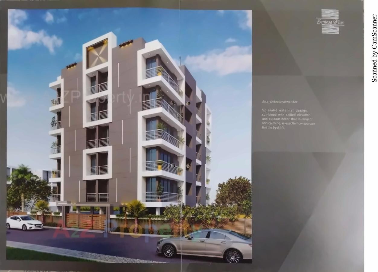 3D Elevation of real estate project Sentosa Plus located at Raiya, Rajkot, Gujarat