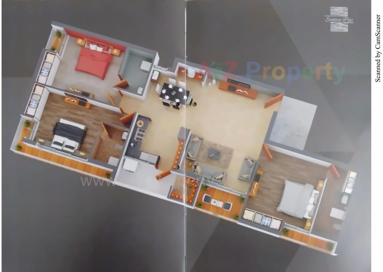 Layout of real estate project Sentosa Plus located at Raiya, Rajkot, Gujarat