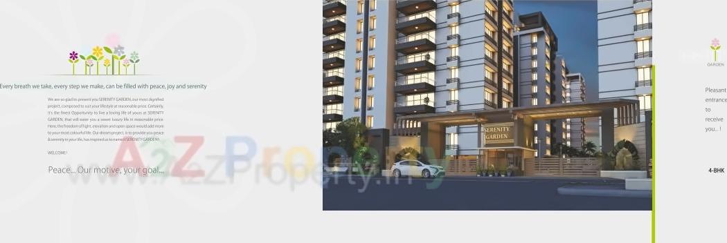 3D Elevation of real estate project Serenity Garden located at Rajkot, Rajkot, Gujarat