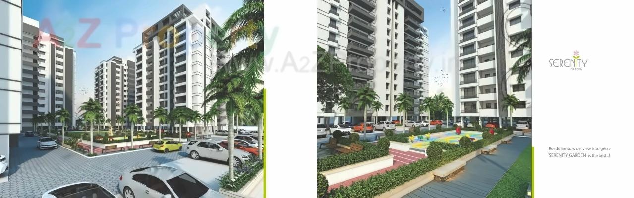 3D Elevation of real estate project Serenity Garden located at Rajkot, Rajkot, Gujarat