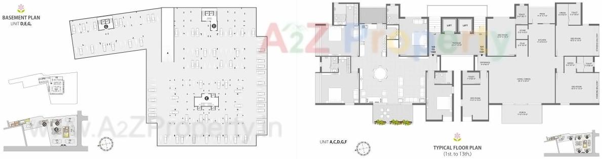Layout of real estate project Serenity Garden located at Rajkot, Rajkot, Gujarat