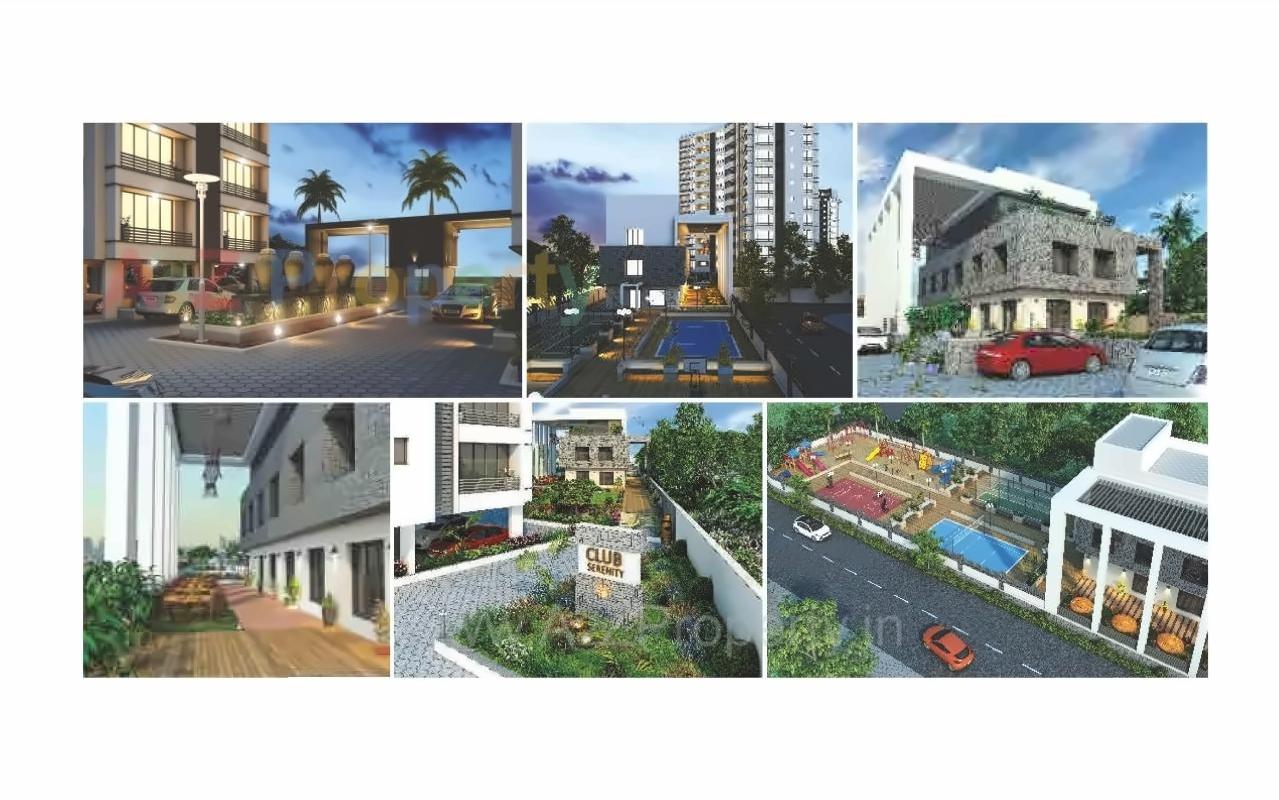 3D Elevation of real estate project Serenity Garden located at Rajkot, Rajkot, Gujarat