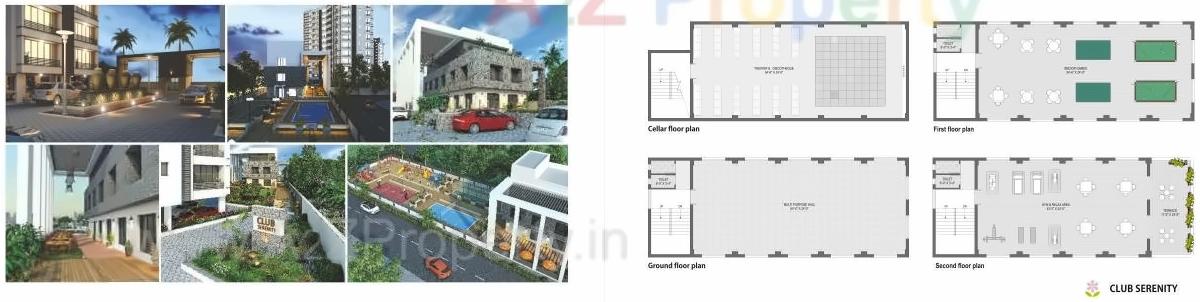 Layout of real estate project Serenity Garden located at Rajkot, Rajkot, Gujarat