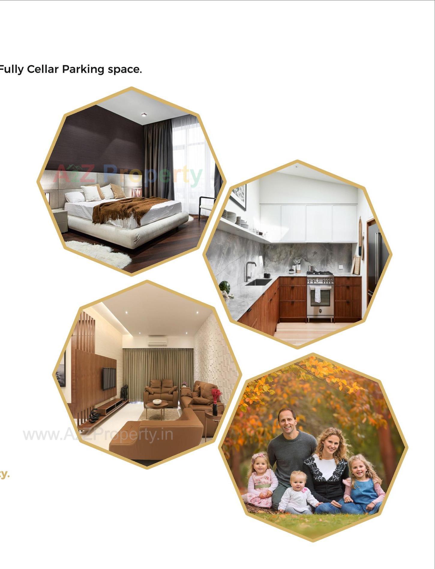 3D Elevation of real estate project Shagun Avenue located at Rajkot, Rajkot, Gujarat