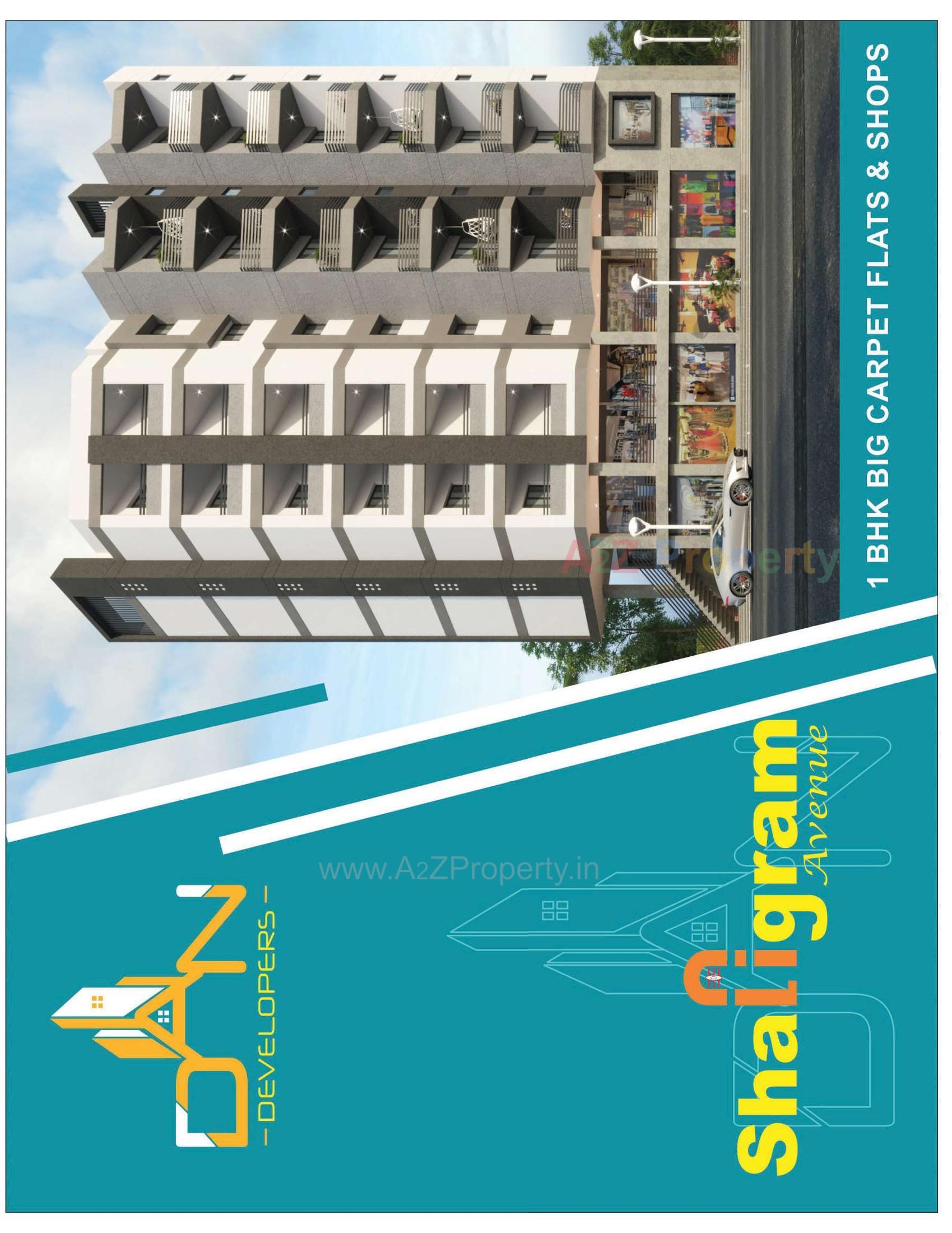 3D Elevation of real estate project Shaligram Avenue located at Mavdi, Rajkot, Gujarat