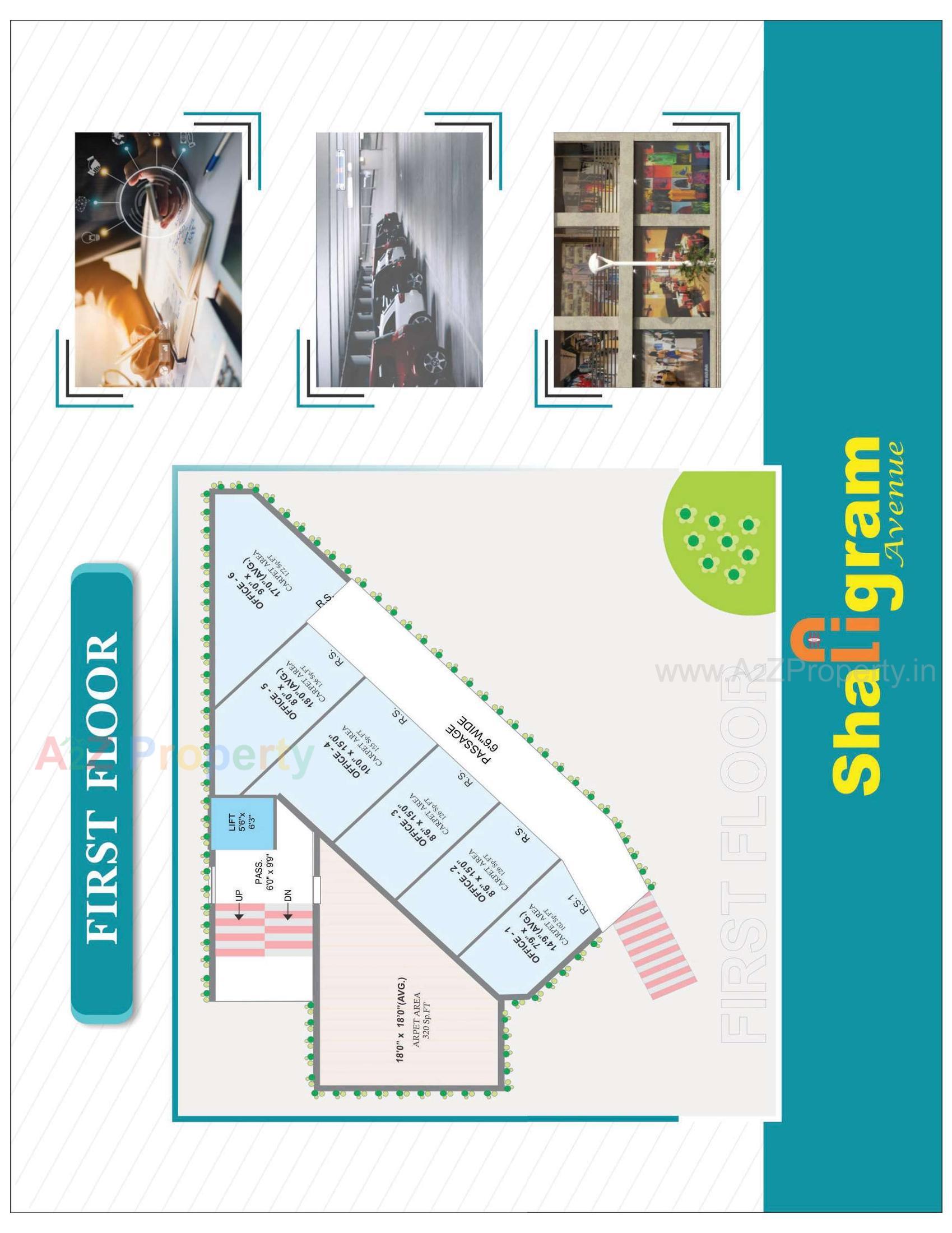  of real estate project Shaligram Avenue located at Mavdi, Rajkot, Gujarat