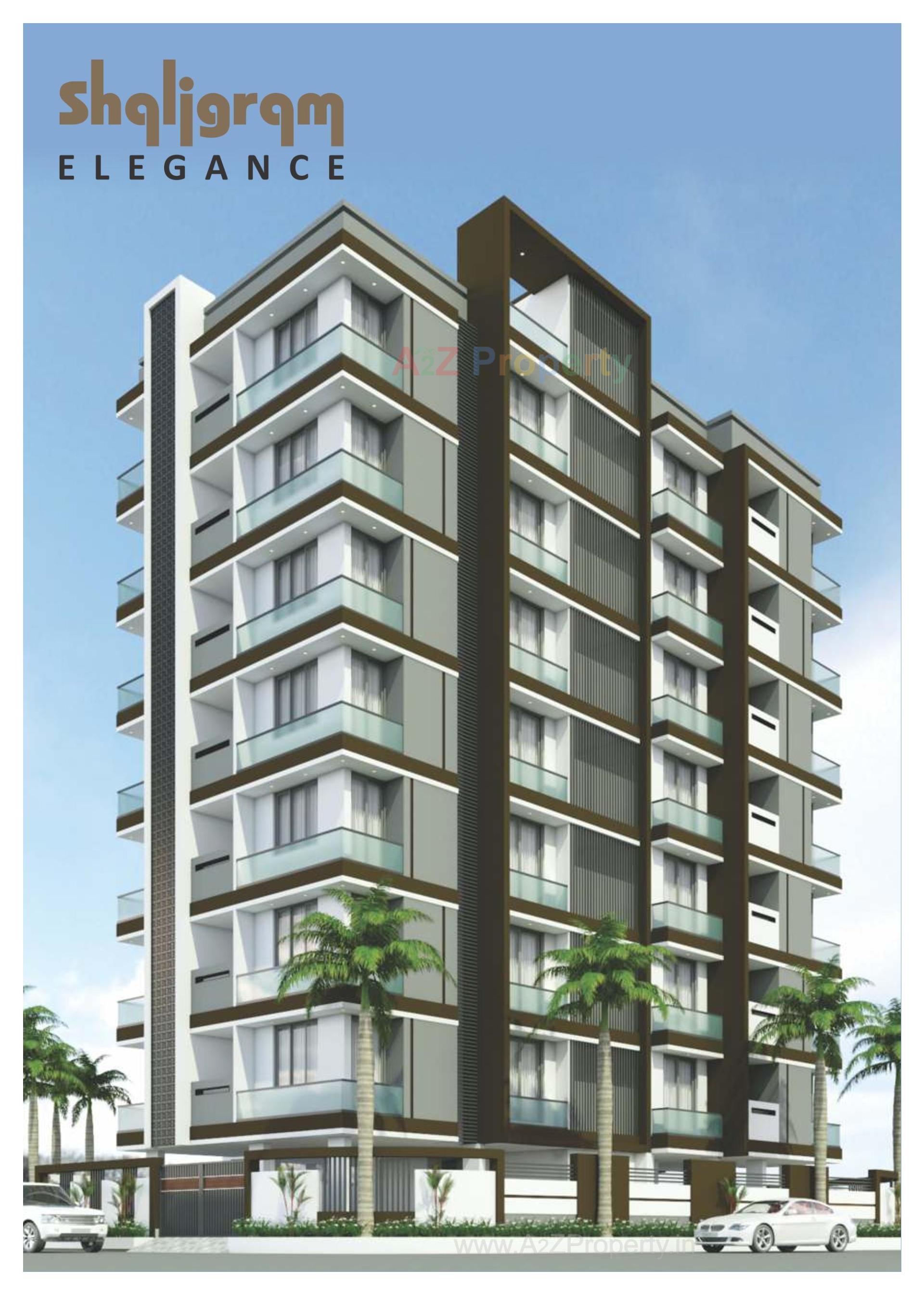 3D Elevation of real estate project Shaligram Elegance located at Mavdi, Rajkot, Gujarat
