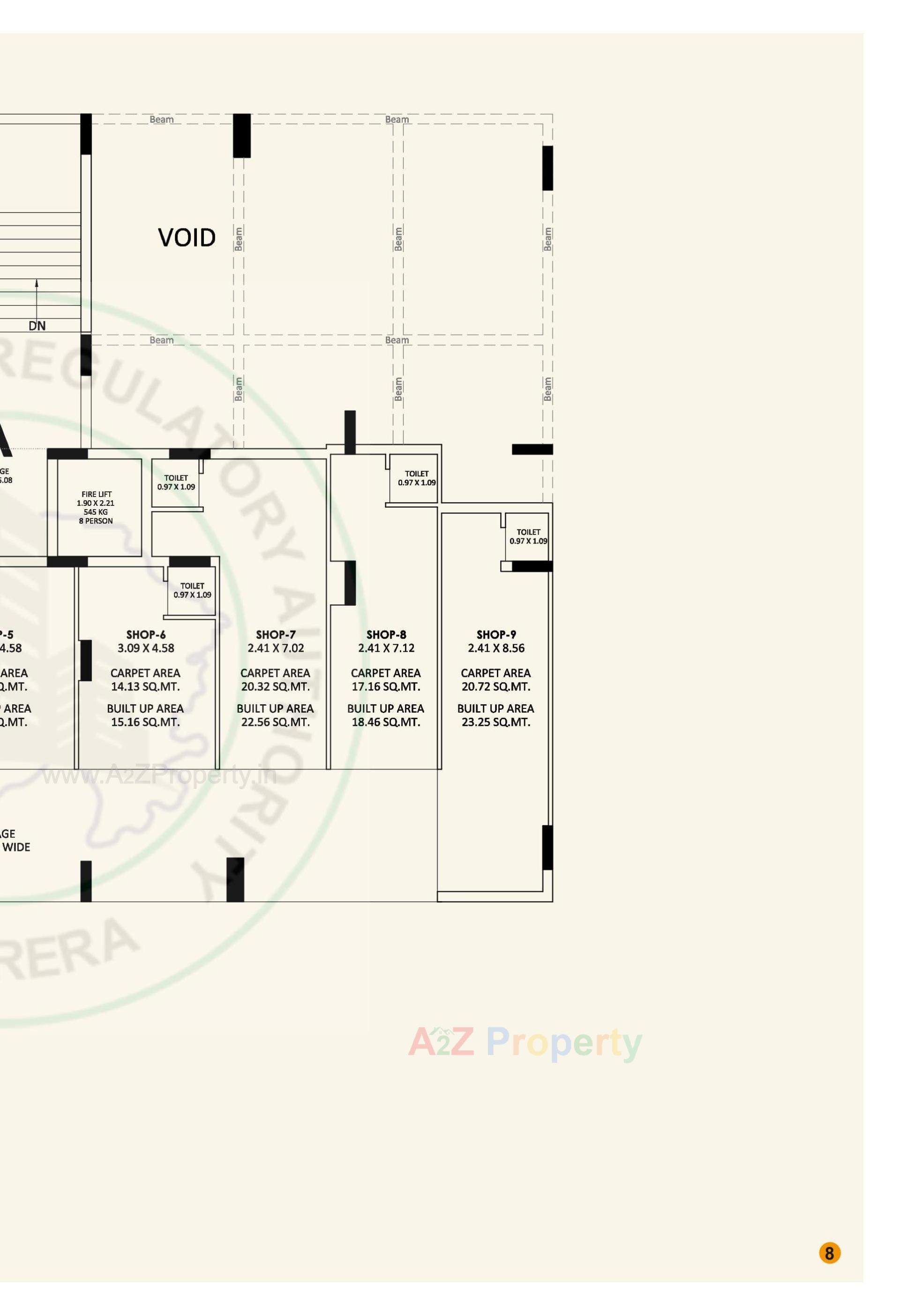 Layout of real estate project Shaligram Heights located at Rajkot, Rajkot, Gujarat