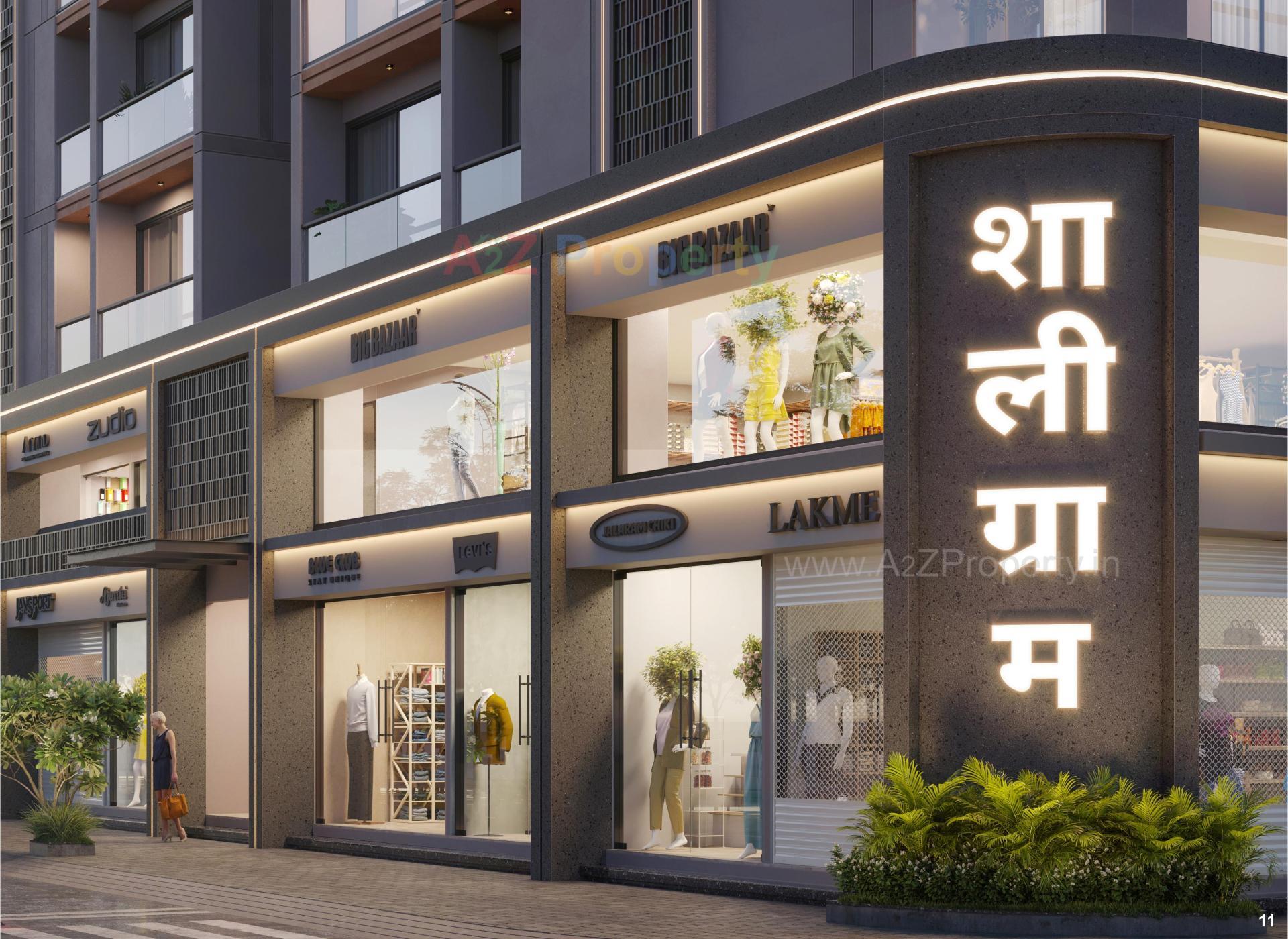 3D Elevation of real estate project Shaligram Shilp located at Rajkot, Rajkot, Gujarat