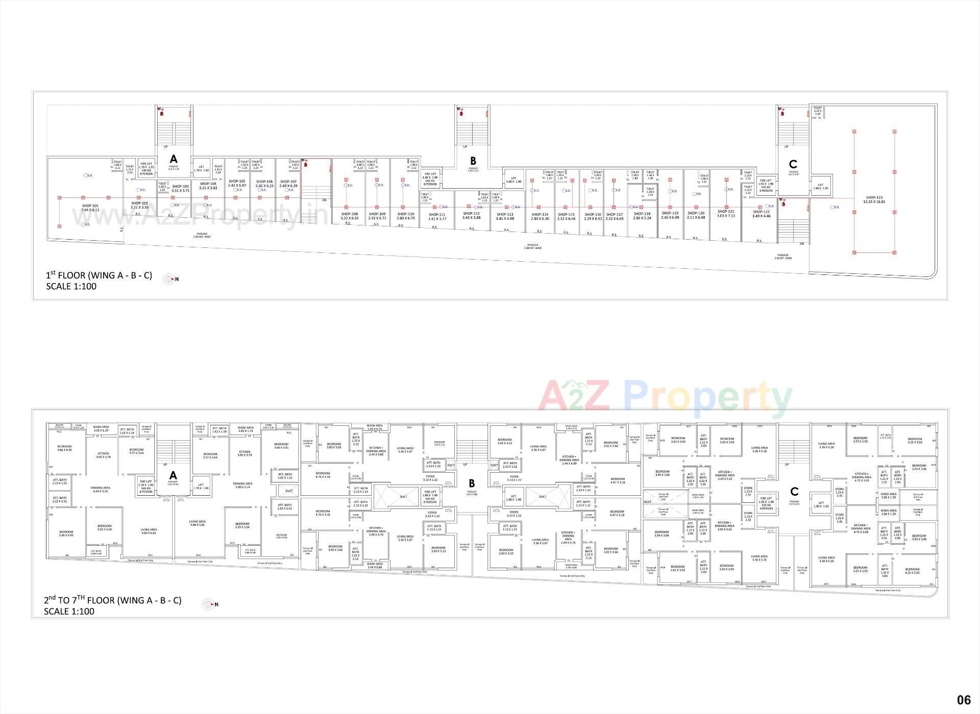 Layout of real estate project Shaligram Shilp located at Rajkot, Rajkot, Gujarat