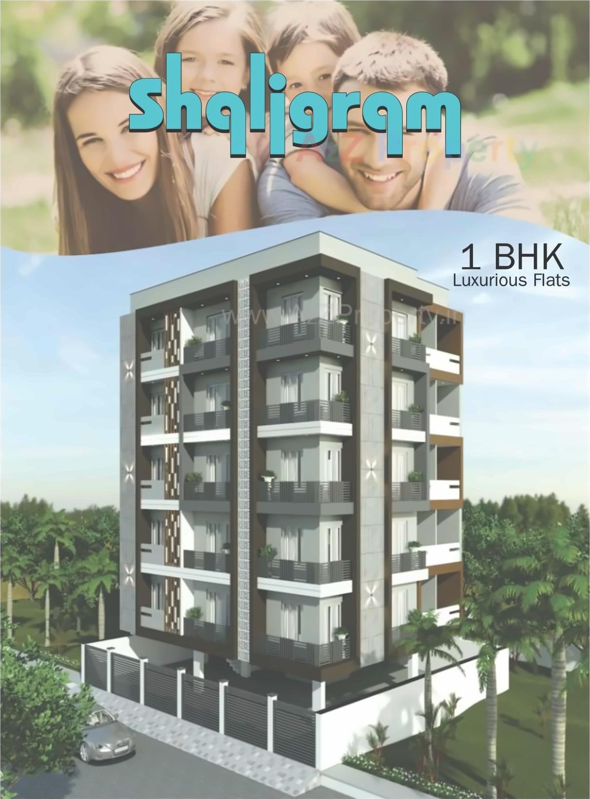 3D Elevation of real estate project Shaligram located at Mavdi, Rajkot, Gujarat