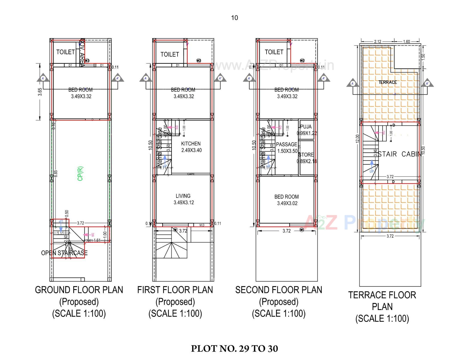 Layout of real estate project Shandar Residency located at Kothariya, Rajkot, Gujarat