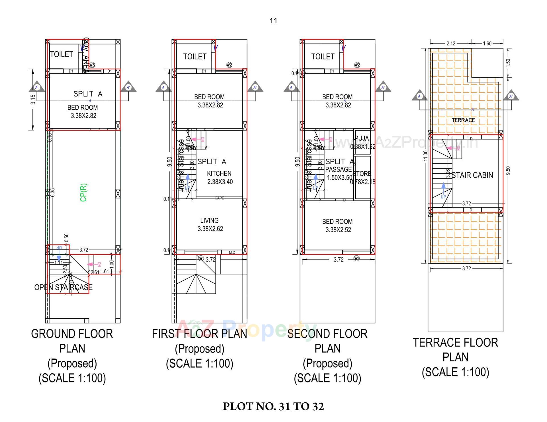 Layout of real estate project Shandar Residency located at Kothariya, Rajkot, Gujarat