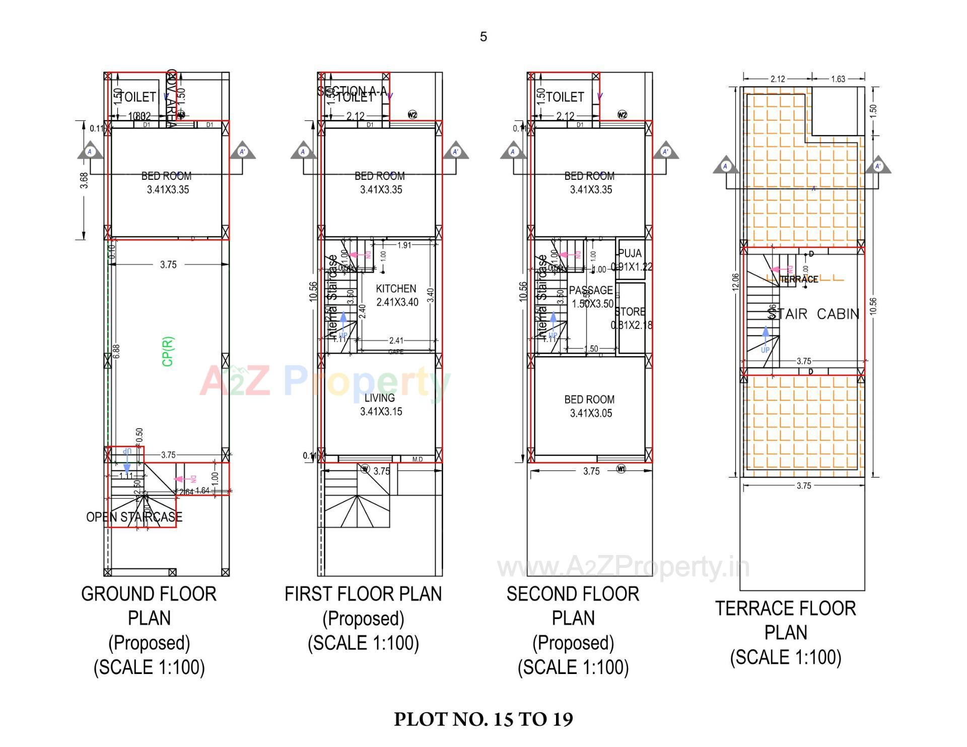 Layout of real estate project Shandar Residency located at Kothariya, Rajkot, Gujarat