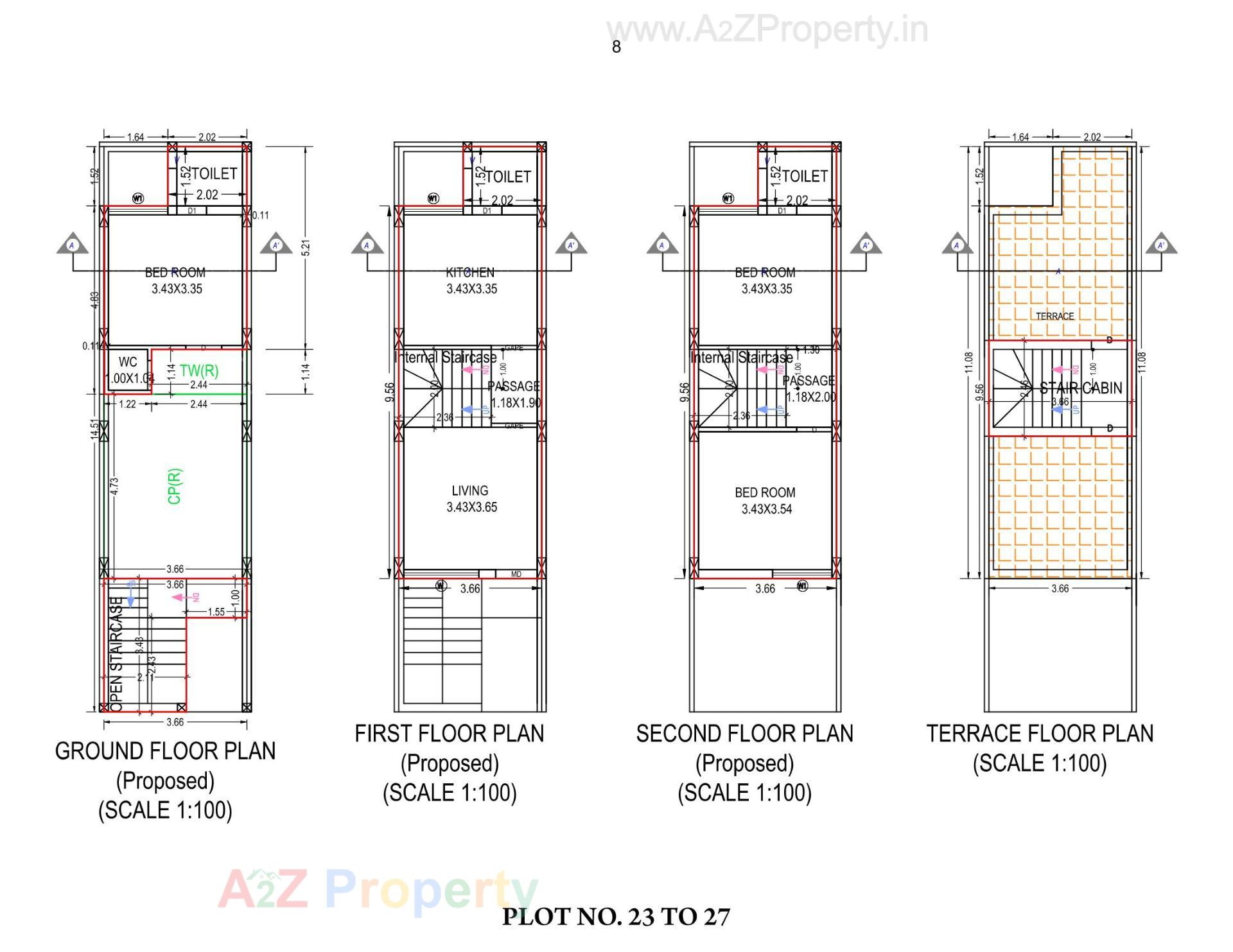 Layout of real estate project Shandar Residency located at Kothariya, Rajkot, Gujarat
