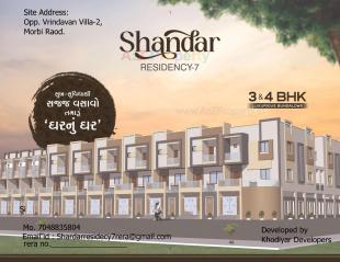 Elevation of real estate project Shandar Residency located at Rajkot, Rajkot, Gujarat