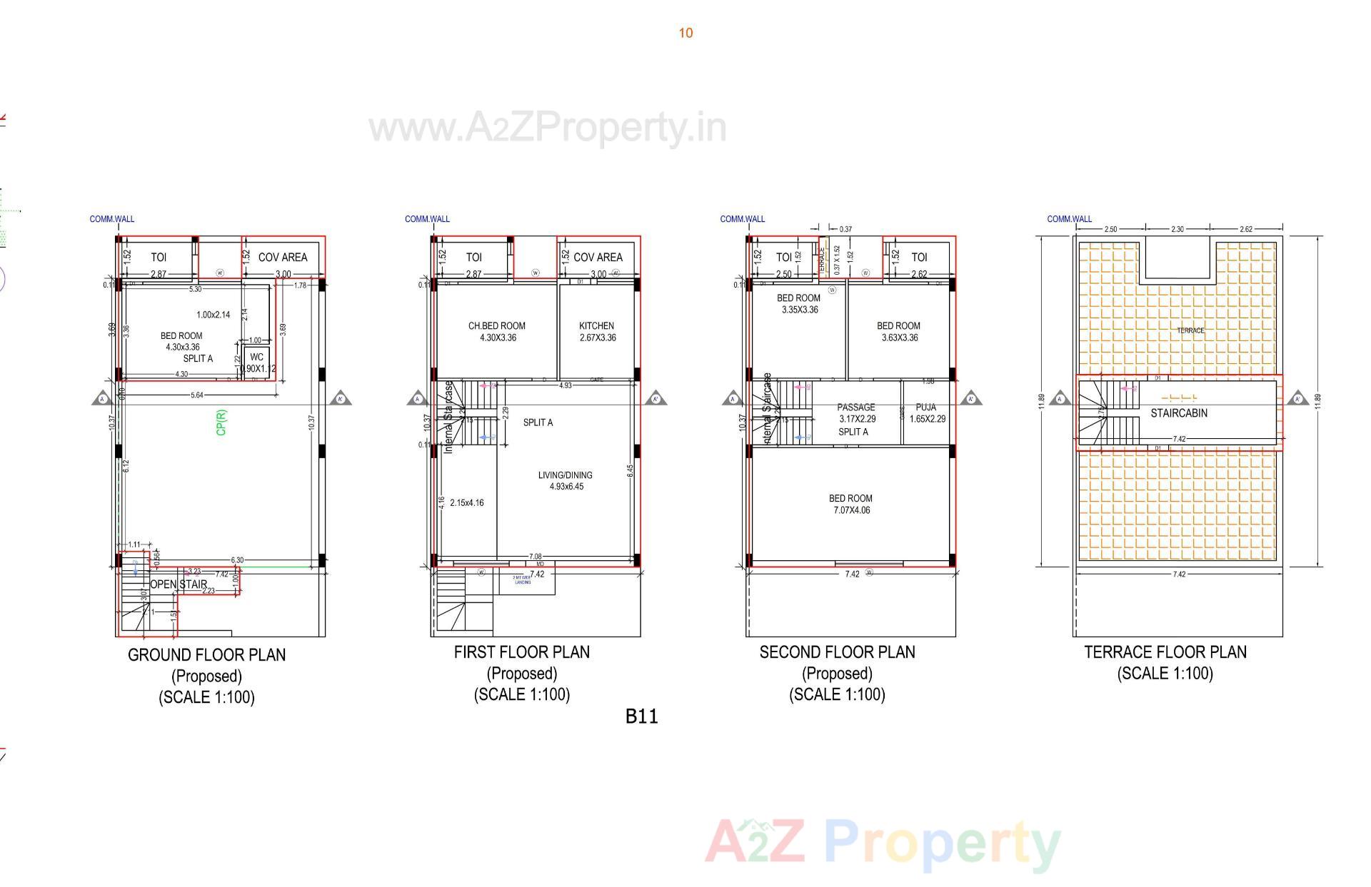 Layout of real estate project Shandar Residency located at Rajkot, Rajkot, Gujarat