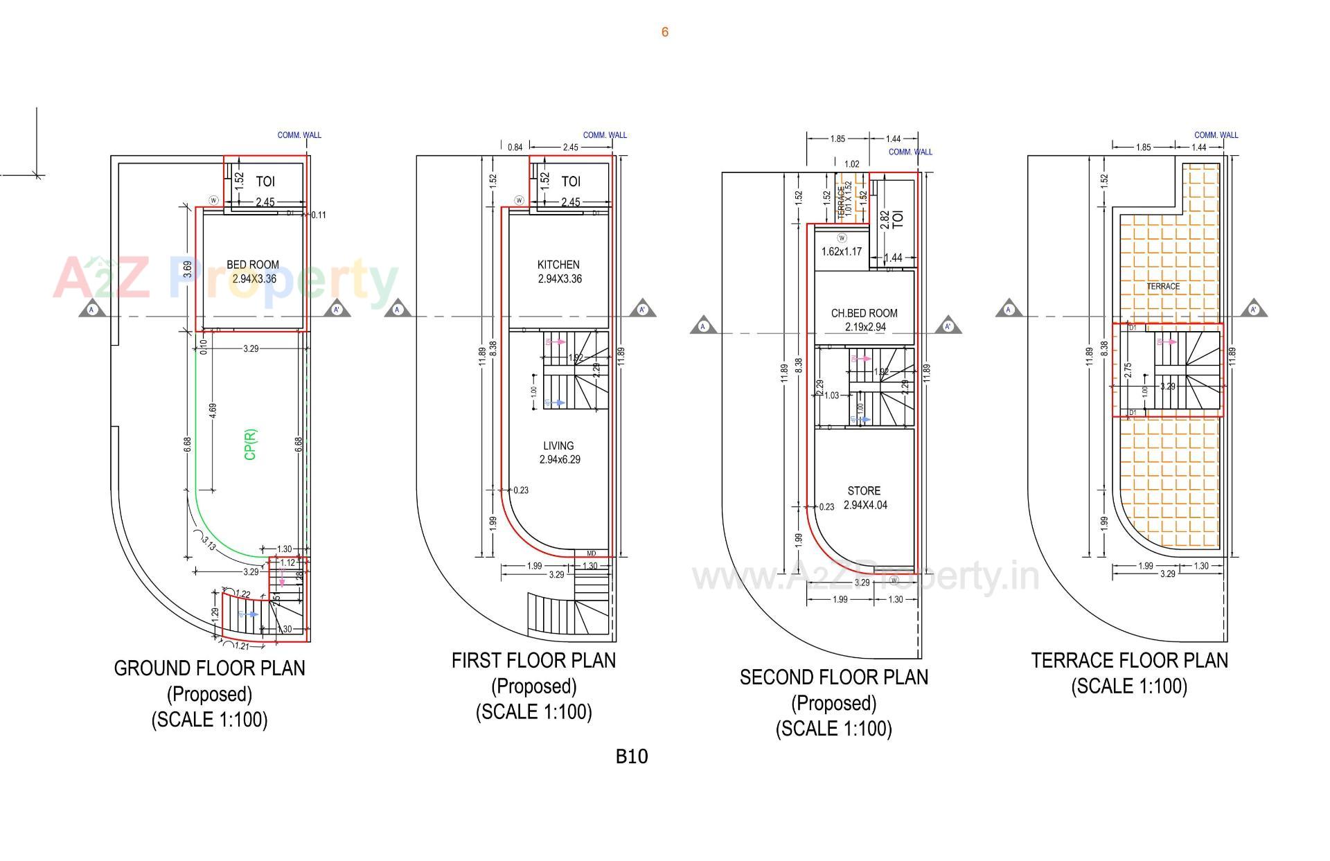Layout of real estate project Shandar Residency located at Rajkot, Rajkot, Gujarat