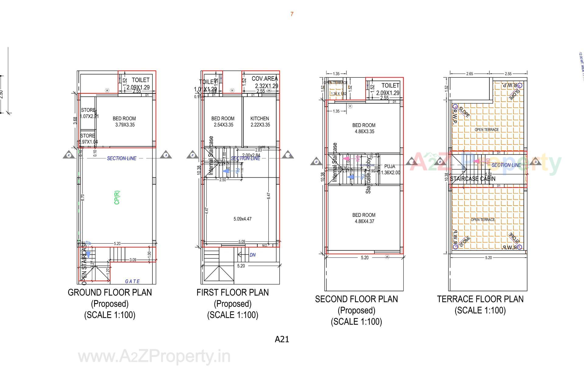 Layout of real estate project Shandar Residency located at Rajkot, Rajkot, Gujarat