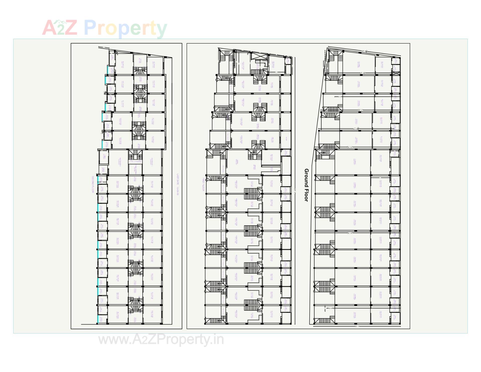 Layout of real estate project Shanti Bunglows located at Rajkot, Rajkot, Gujarat