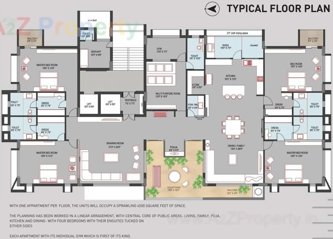 Layout of real estate project Shantiniketan Aurum Elevate located at Rajkot, Rajkot, Gujarat
