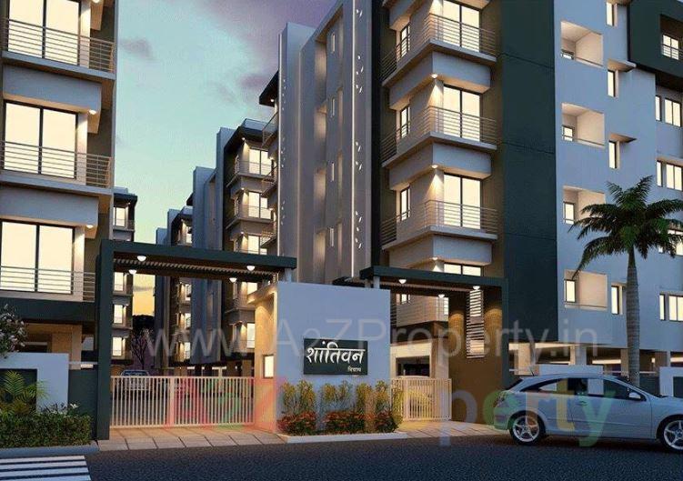 3D Elevation of real estate project Shantivan Nivas located at Mavdi, Rajkot, Gujarat