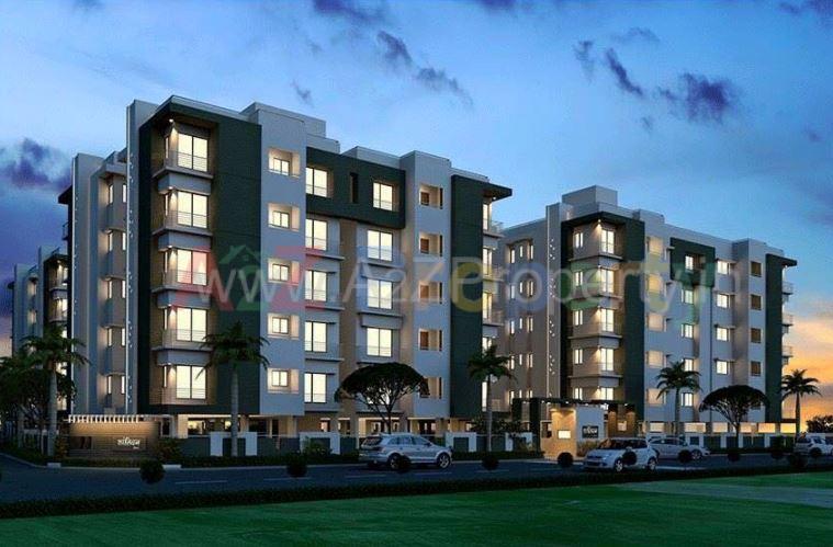 3D Elevation of real estate project Shantivan Nivas located at Mavdi, Rajkot, Gujarat