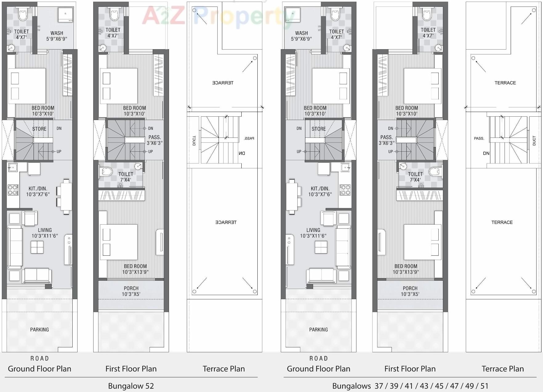 Layout of real estate project Shantivan Residency located at Rajkot, Rajkot, Gujarat