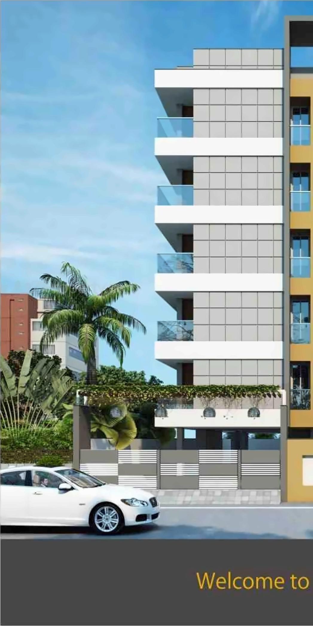 3D Elevation of real estate project Shantivan located at Mavdi, Rajkot, Gujarat