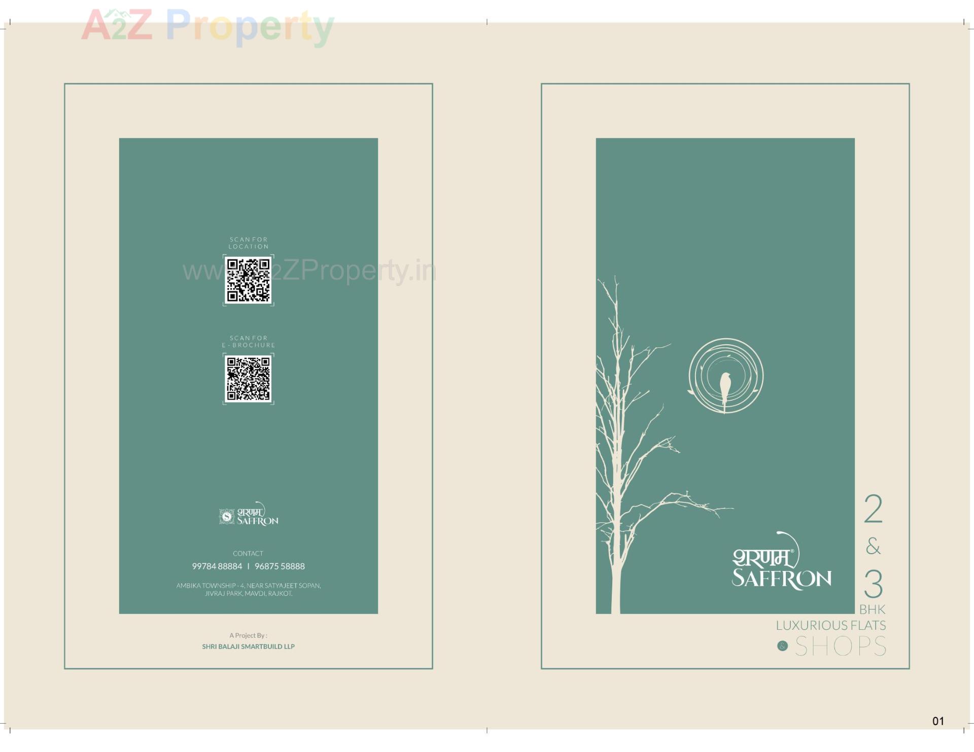  of real estate project Sharanam Saffron located at Mavdi, Rajkot, Gujarat