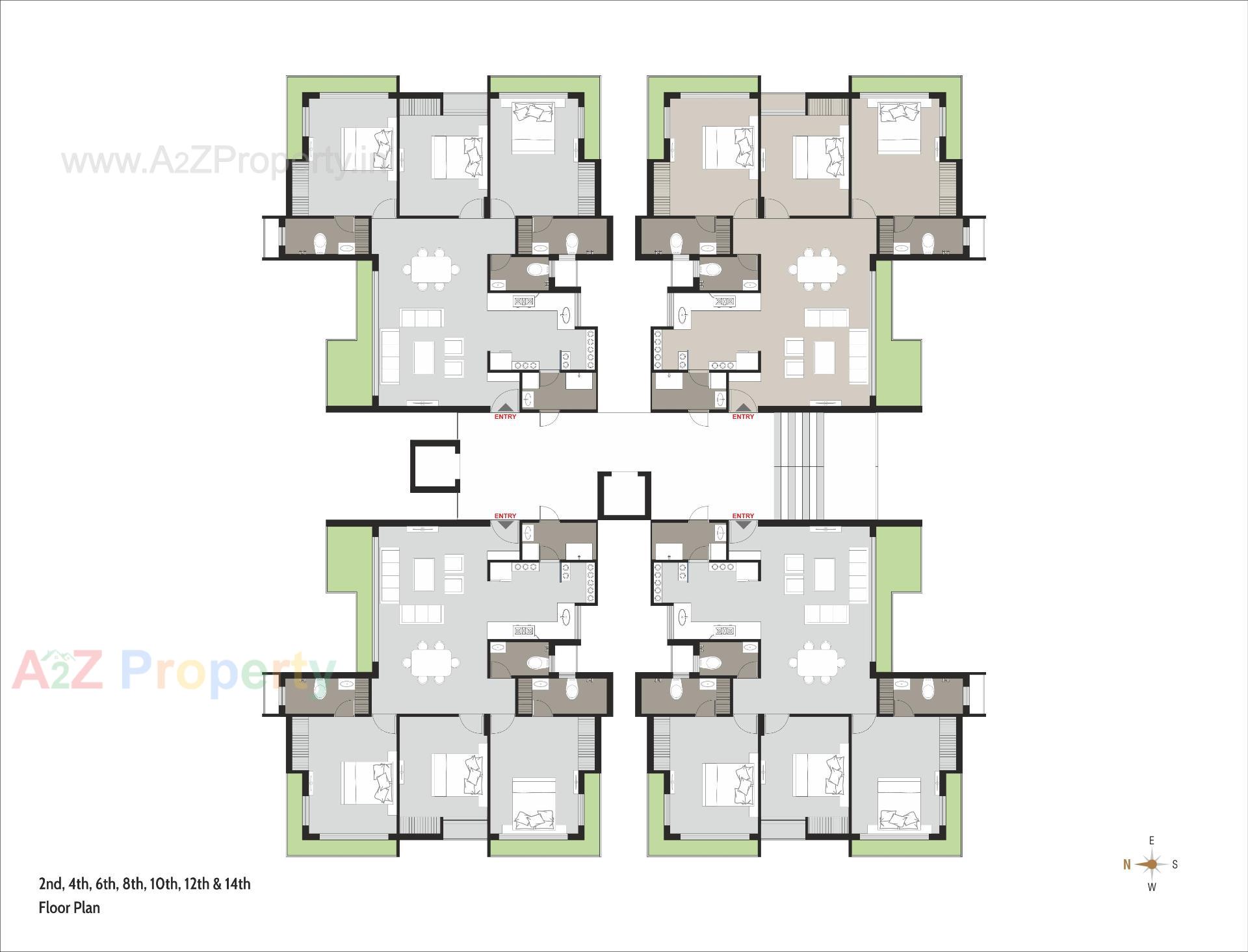 Layout of real estate project Sharda Sanidhya located at Ronki, Rajkot, Gujarat