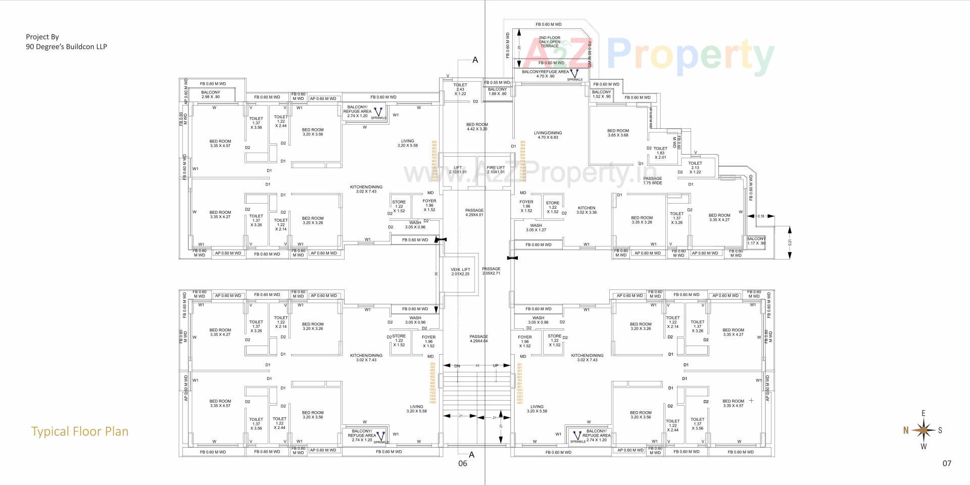 Layout of real estate project Sharda Sparsh located at Manharpur, Rajkot, Gujarat