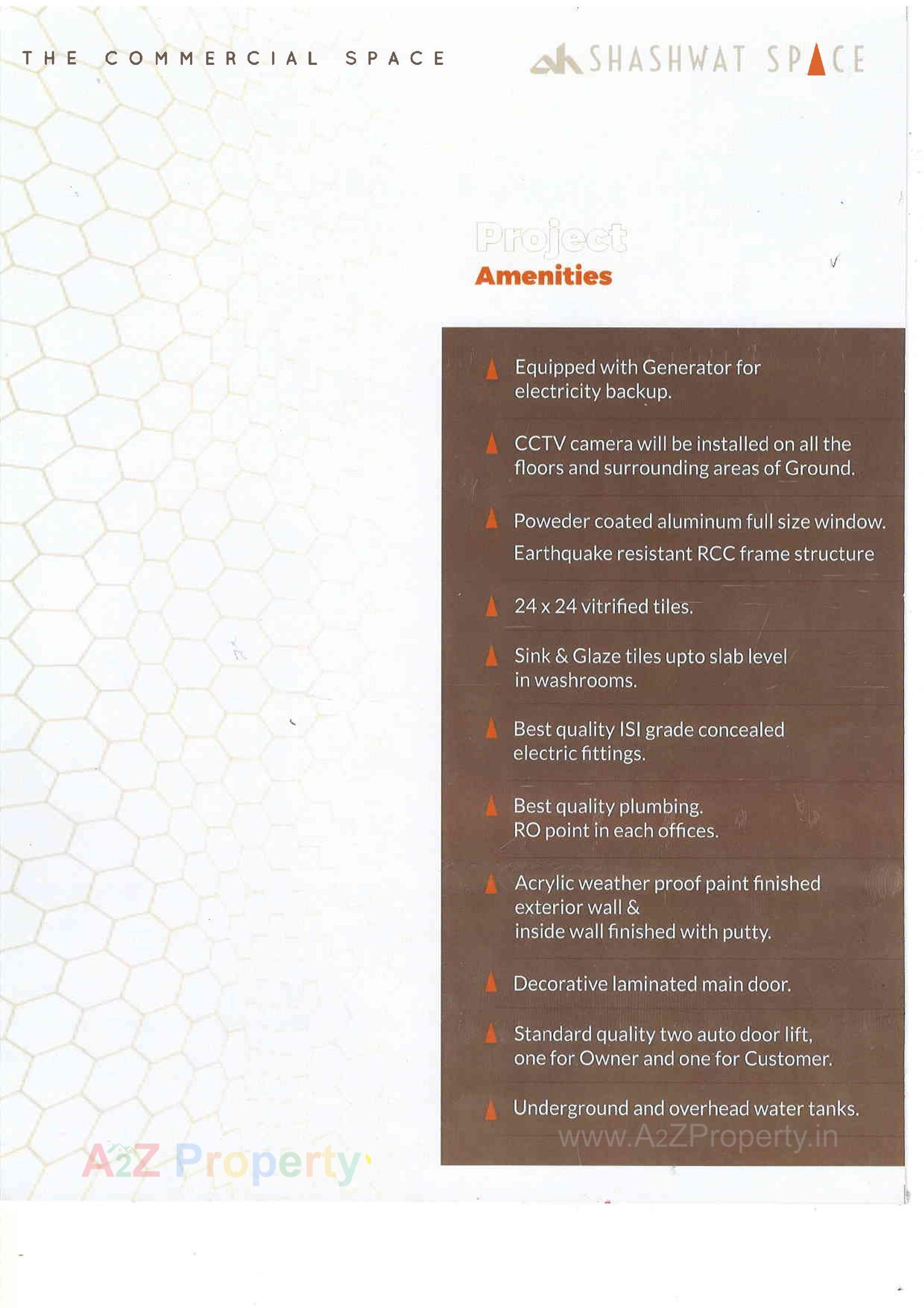  of real estate project Shashwat Space located at Nanamava, Rajkot, Gujarat