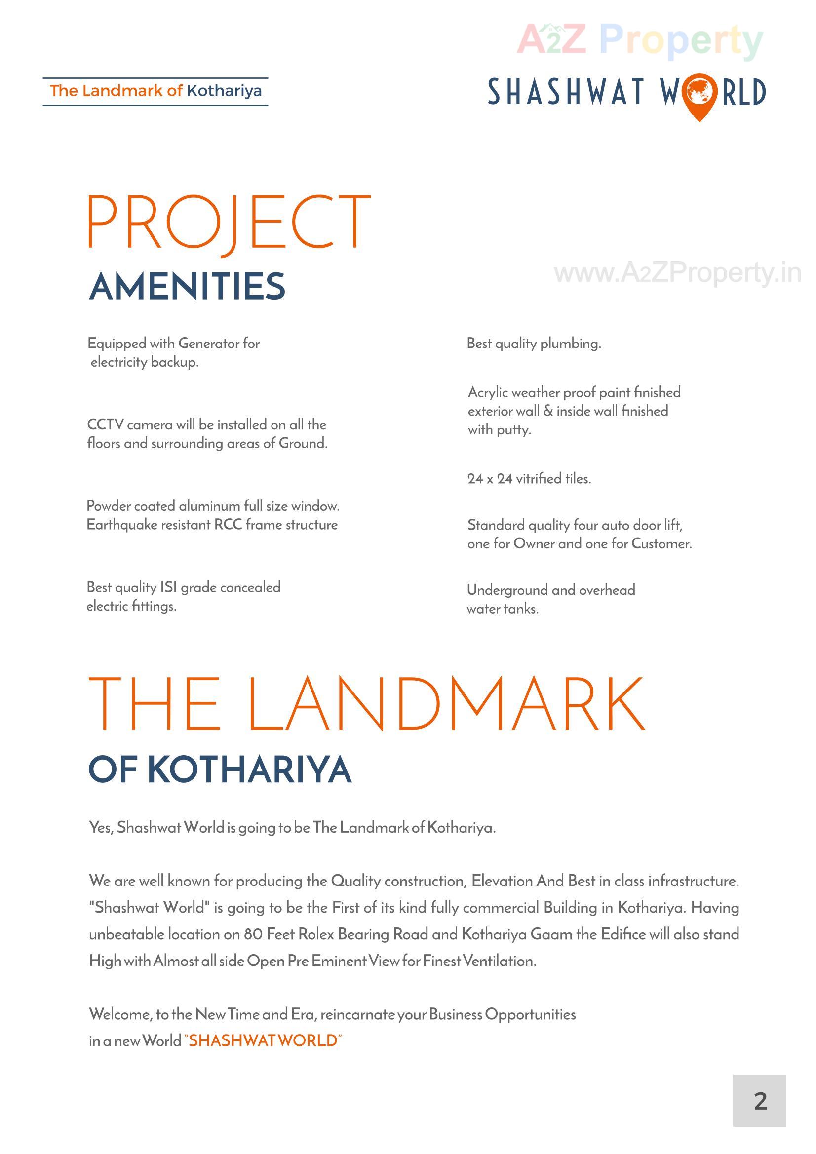  of real estate project Shashwat World located at Kotharia, Rajkot, Gujarat