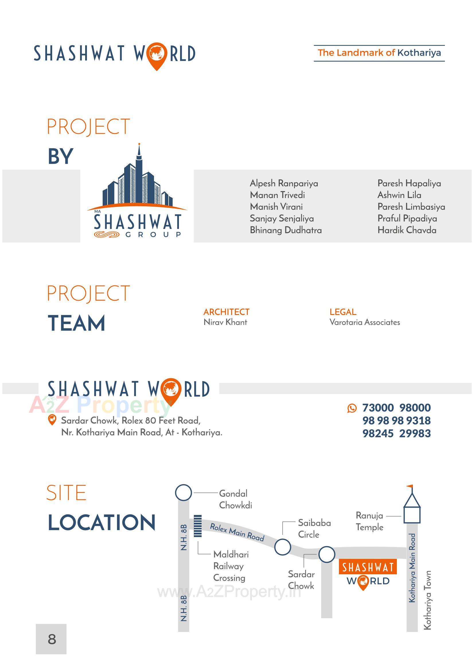  of real estate project Shashwat World located at Kotharia, Rajkot, Gujarat