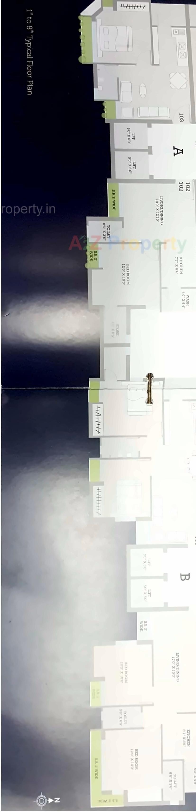 Layout of real estate project Shikhar Heights located at Kangashiyali, Rajkot, Gujarat