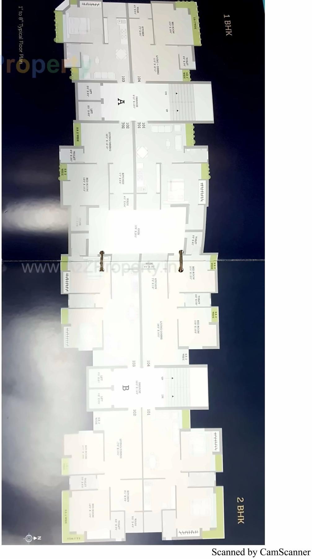 Layout of real estate project Shikhar Heights located at Kangashiyali, Rajkot, Gujarat