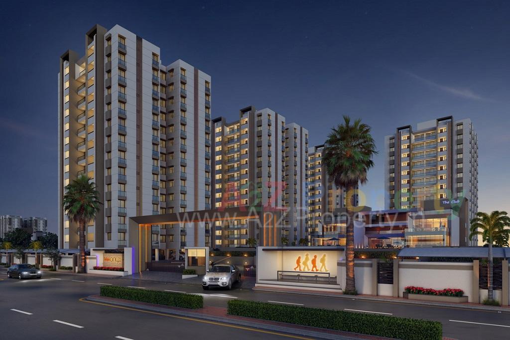 3D Elevation of real estate project Shilpan Onyx ( ) located at Raiya, Rajkot, Gujarat