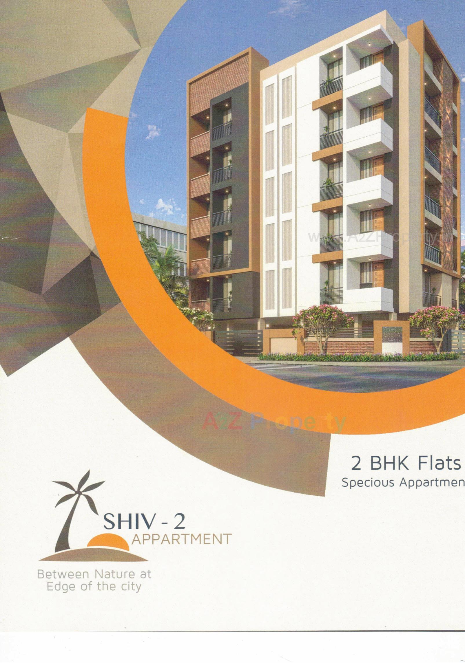 3D Elevation of real estate project Shiv Appartment located at Munjka, Rajkot, Gujarat